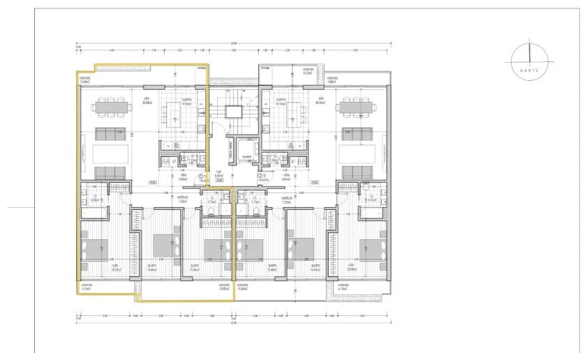 Apartamento T3 para Venda em Pinhal Novo Planta 1