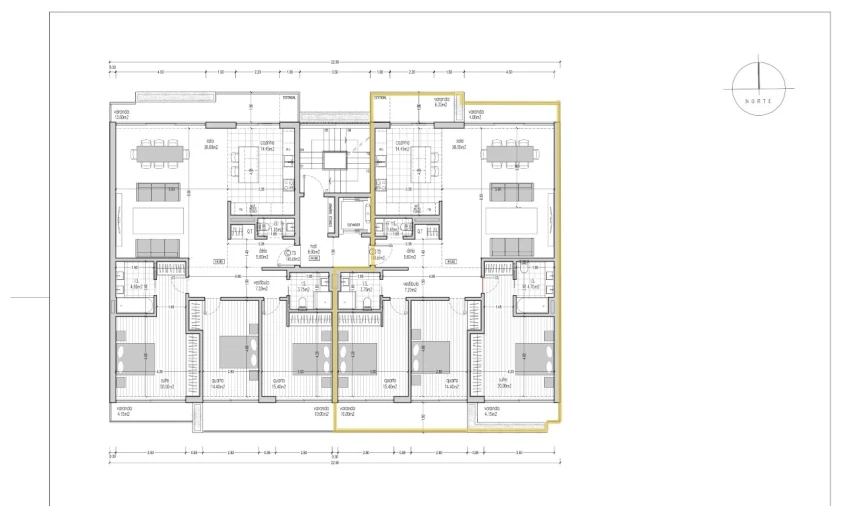 Apartamento T3 para Venda em Pinhal Novo Planta 1
