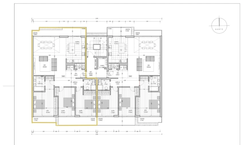 Apartamento T3 para Venda em Pinhal Novo Planta 1