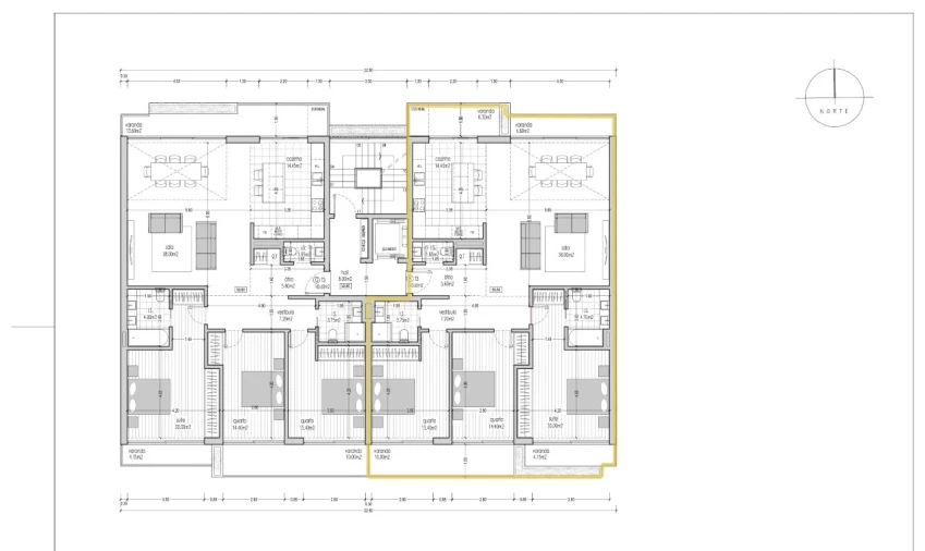 Apartamento T3 para Venda em Pinhal Novo Planta 1
