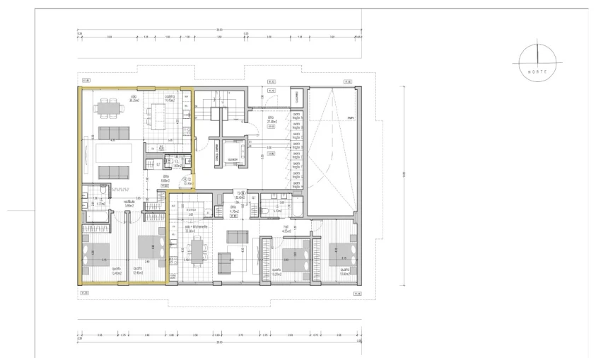 Apartamento T2 para Venda em Pinhal Novo Planta 1