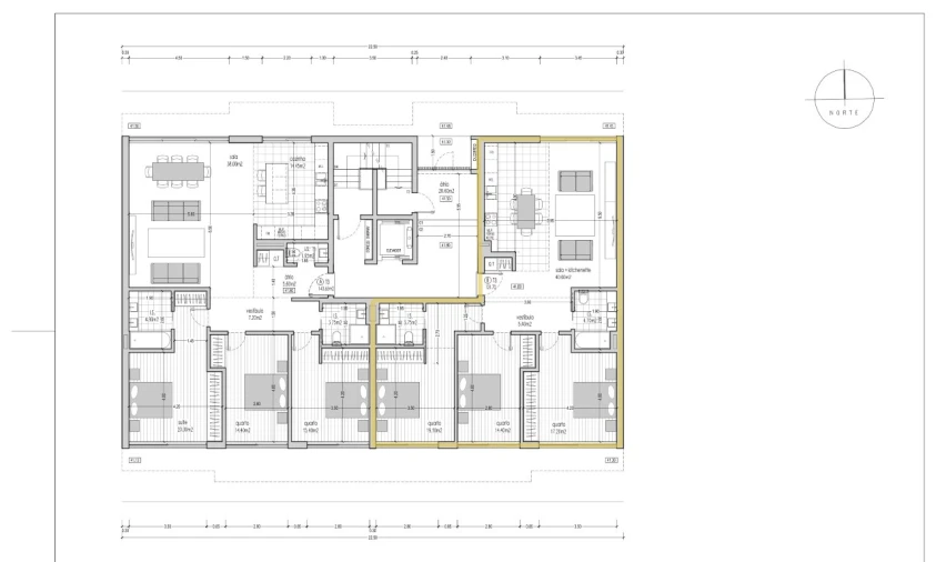 Apartamento T3 para Venda em Pinhal Novo Planta 1