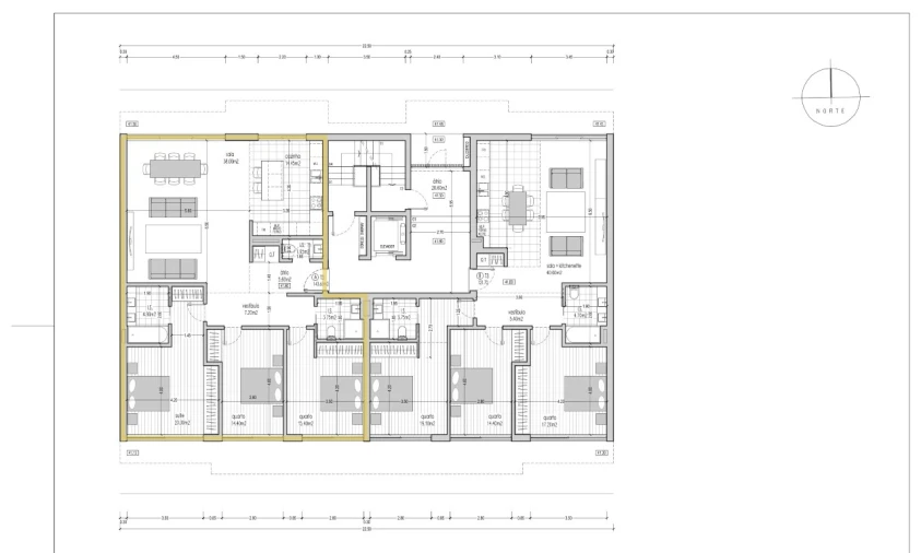 Apartamento T3 para Venda em Pinhal Novo Planta 1