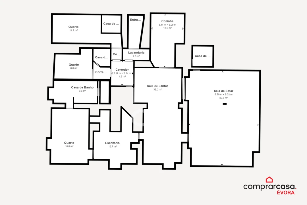 Quinta T3 para Venda em Assunção, Ajuda, Salvador e Santo Ildefonso Foto 30