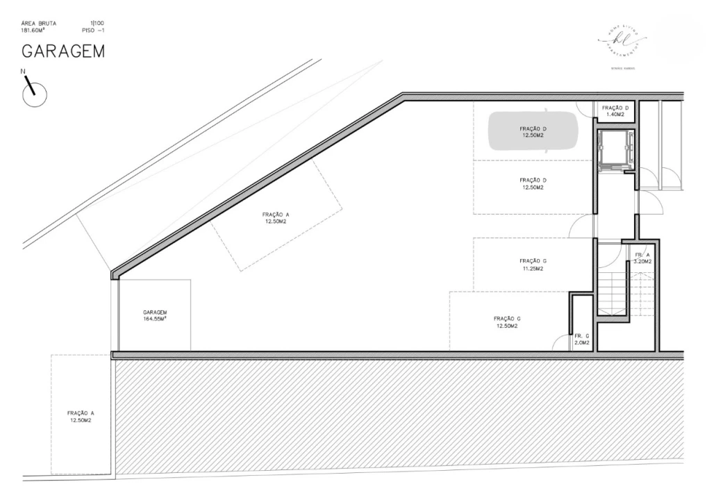 Apartamento T2 para Venda em Paredes Planta 3