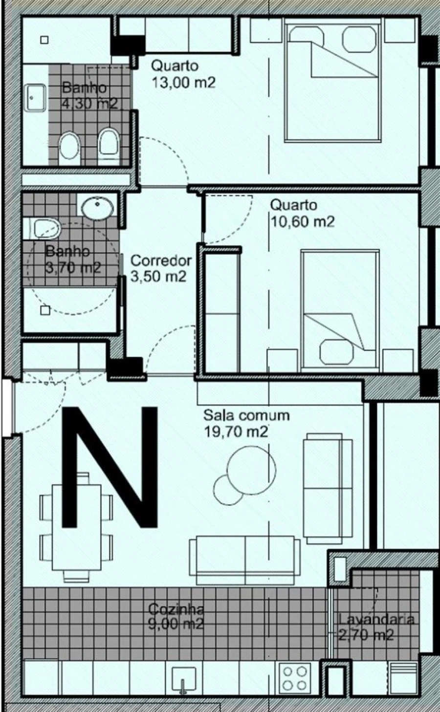 Apartamento para Venda em Ermesinde Planta 1