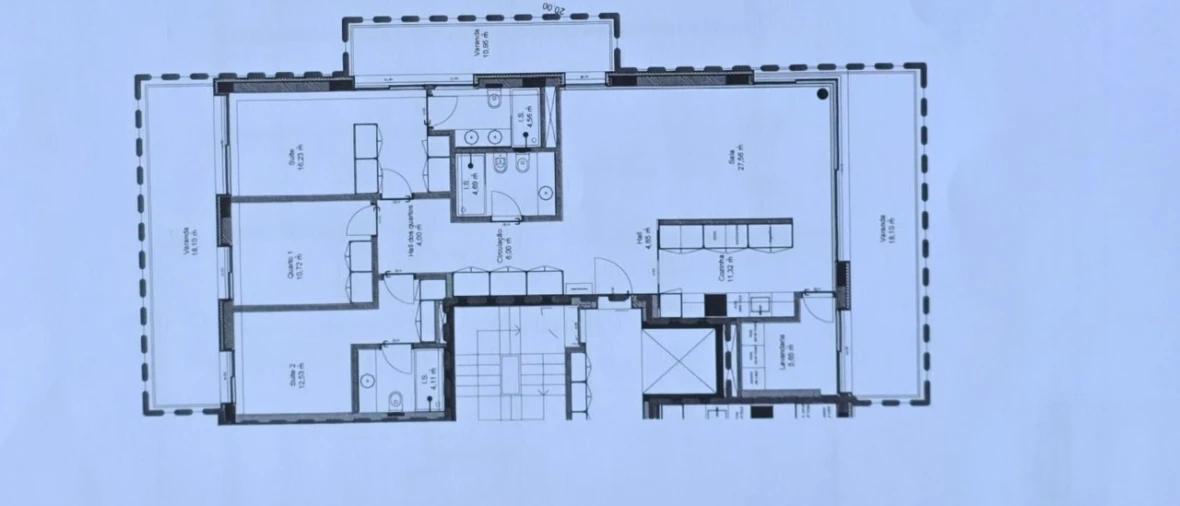Apartamento T3 para Venda em Canidelo Planta 1