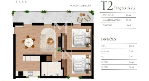 Apartamento T2 para Venda em Campanhã
