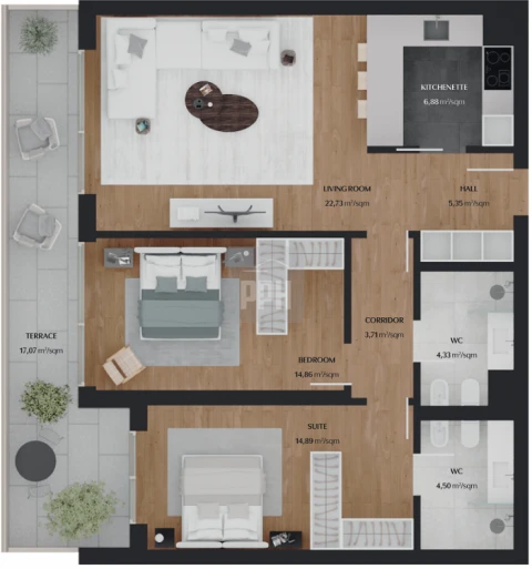 Apartamento T2 para Venda em Quarteira