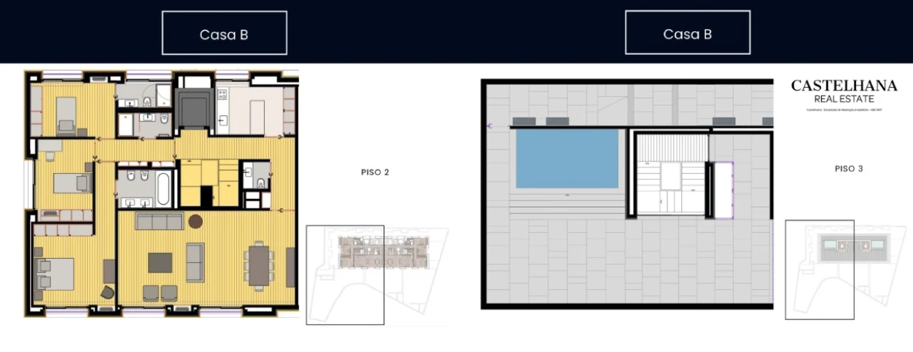 Apartamento T3 para Venda em Aldoar, Foz do Douro e Nevogilde Planta 1