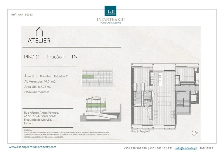 Apartamento T3 para Venda em Marvila Planta 1