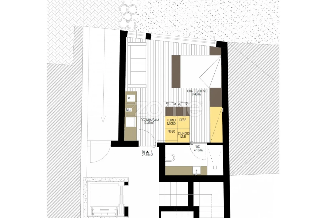 Apartamento T1 para Venda em Braga (Maximinos, Sé e Cividade) Foto 7