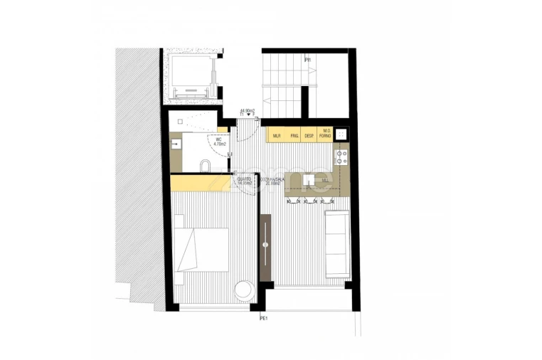 Apartamento T1 para Venda em Braga (Maximinos, Sé e Cividade) Foto 16