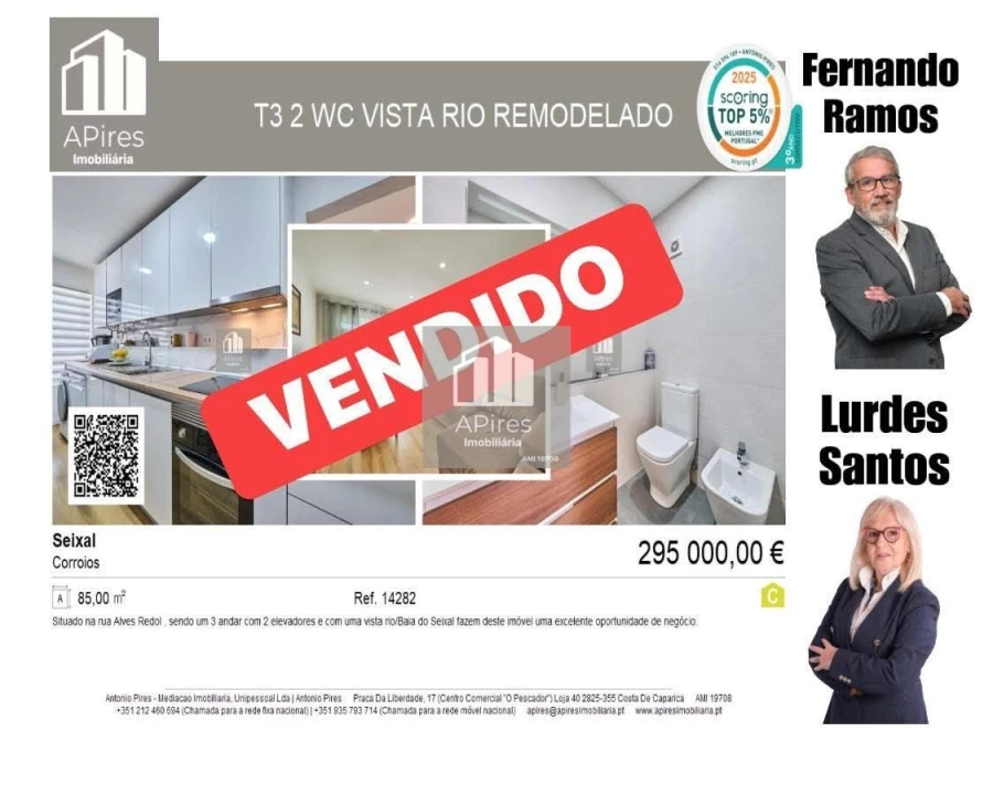 Apartamento T3 para Venda em Corroios Foto 1