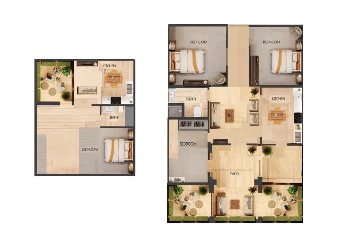 Moradia T3 para Venda em Armação de Pera Planta 1
