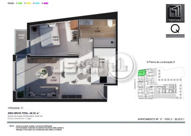 Apartamento T1 para Venda em Ribeira Brava