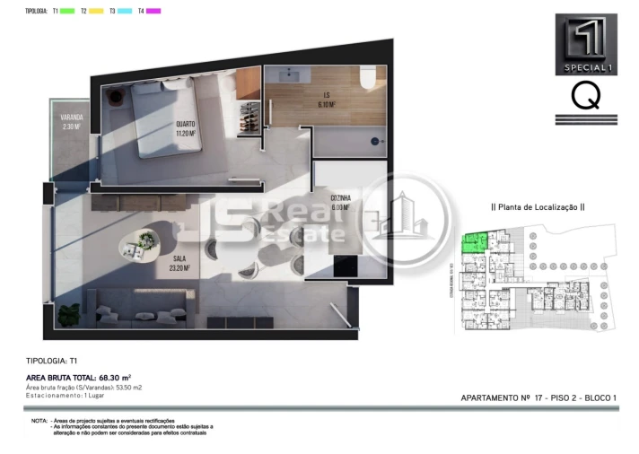 Apartamento T1 para Venda em Ribeira Brava Foto 20