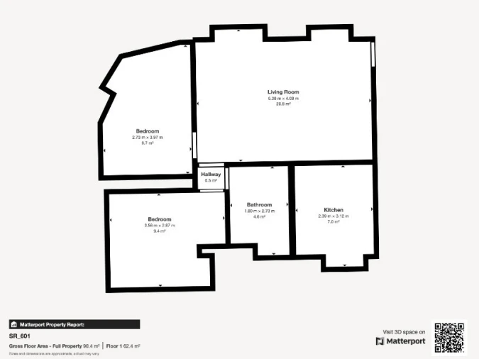 Apartamento T3 para Venda em Santa Maria e São Miguel, São Martinho, São Pedro Penaferrim Planta 1