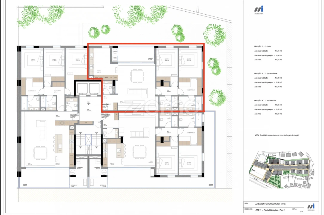 Apartamento T2 para Venda em Nogueira, Fraião e Lamaçães Foto 25