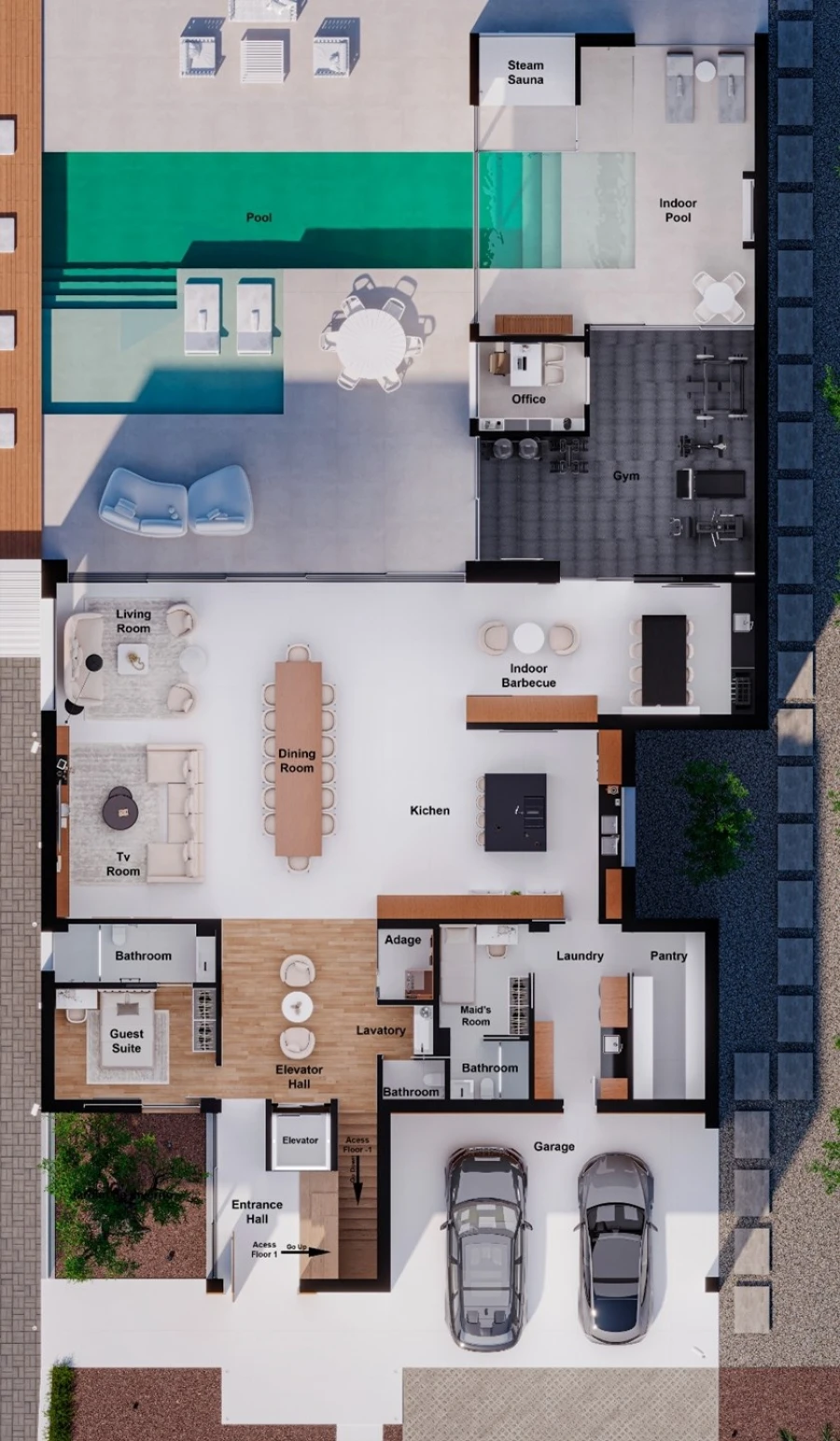 Moradia T6 para Venda em Quinta do Conde Planta 1