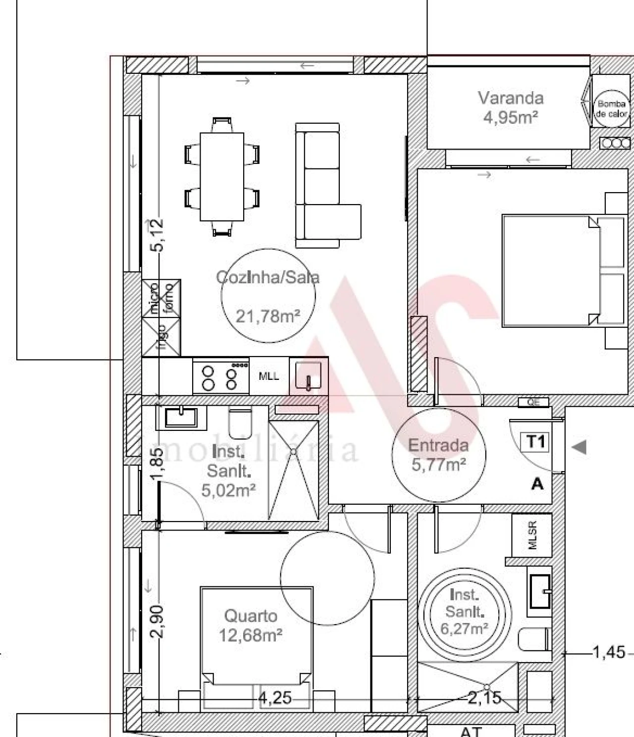 Apartamento T2 para Venda em Armação de Pera Foto 33