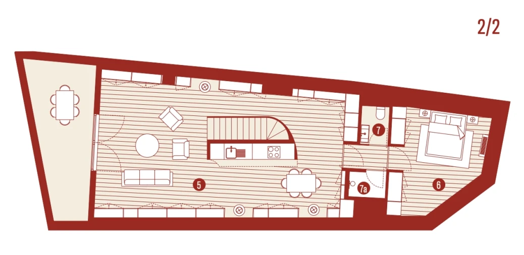 Apartamento T2 para Venda em Cedofeita, Santo Ildefonso, Sé, Miragaia, São Nicolau e Vitória Foto 12