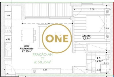 Apartamento T1 para Venda em Vila Nova de Famalicão e Calendário