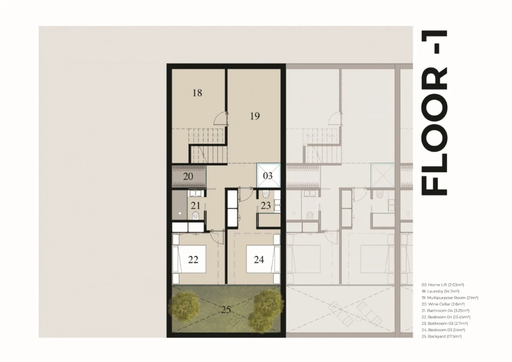 Moradia T4 para Venda em Quarteira Planta 2