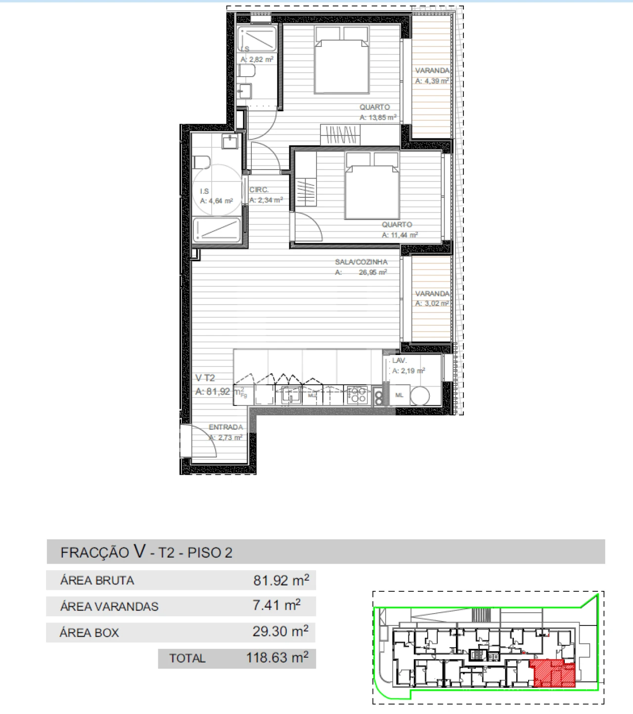 Apartamento T2 para Venda em Grijo Foto 17