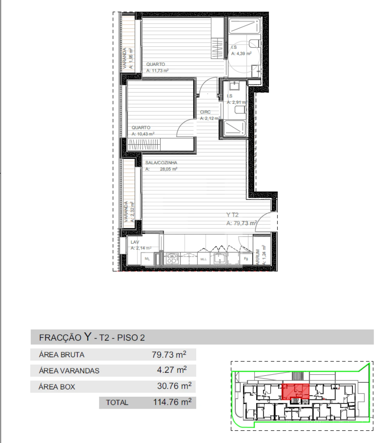 Apartamento T2 para Venda em Grijo Foto 17
