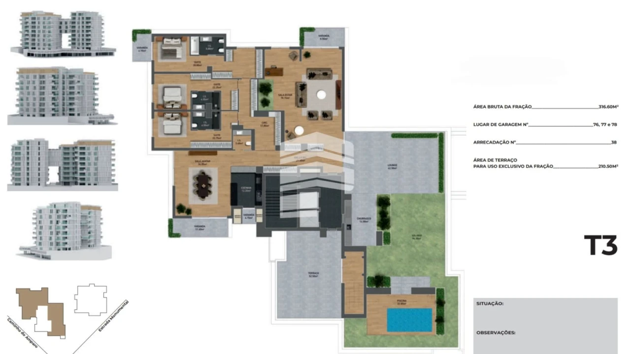 Apartamento T3 para Venda em São Martinho Foto 1