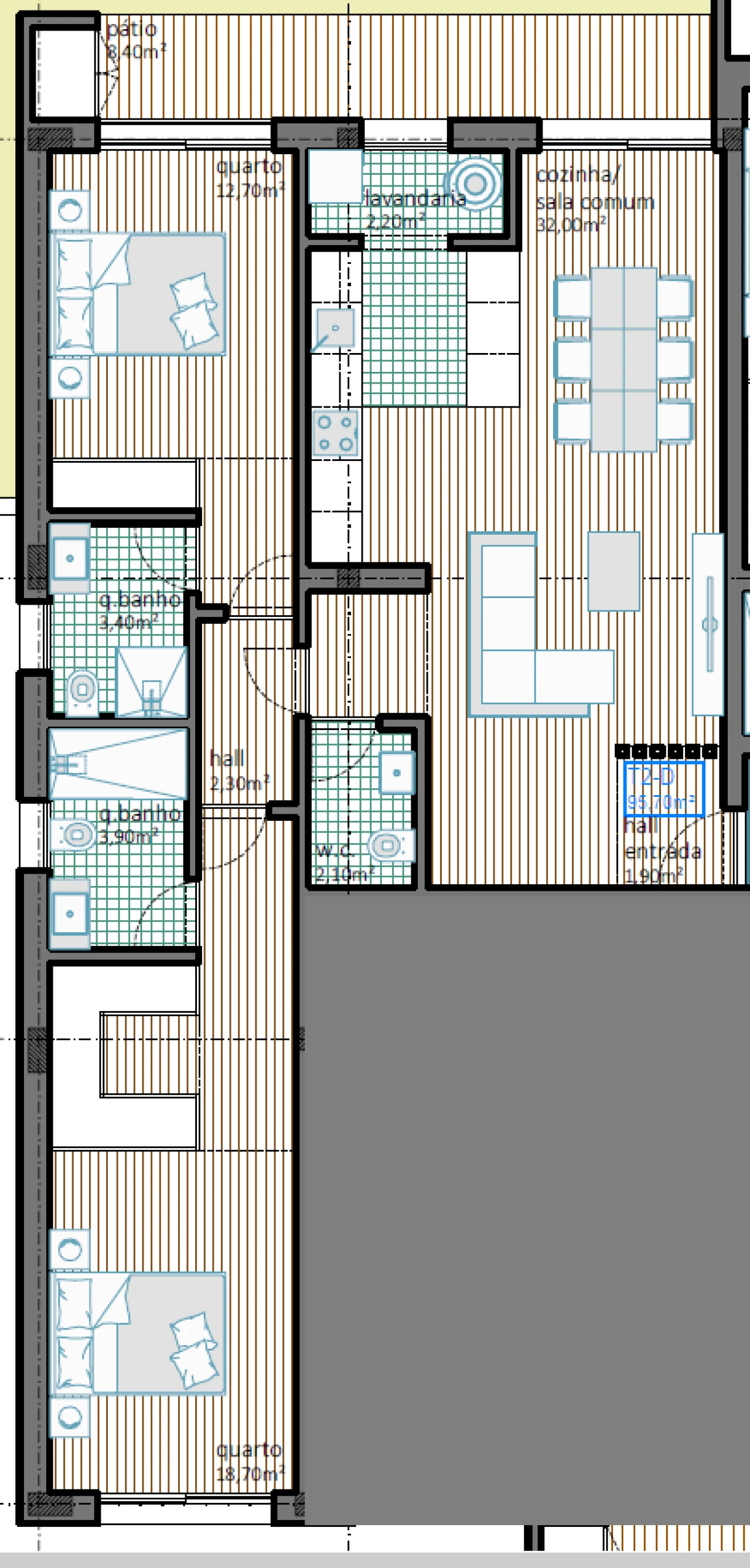 Apartamento T2 para Venda em Castêlo da Maia Foto 26
