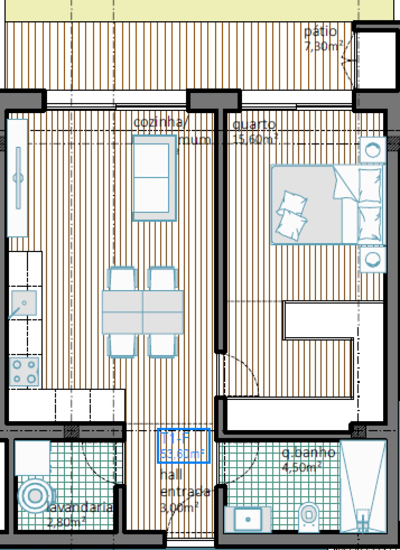 Apartamento T1 para Venda em Castêlo da Maia Foto 23