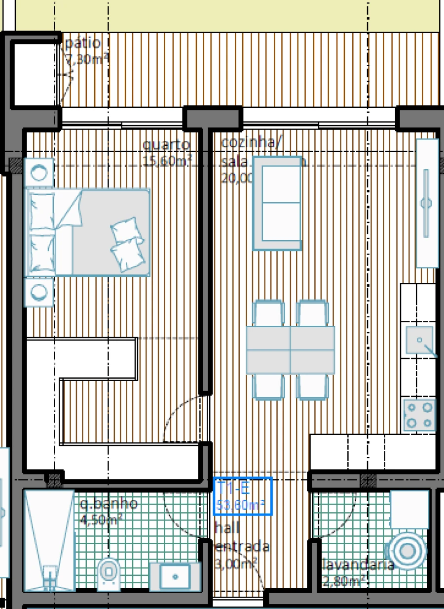 Apartamento T1 para Venda em Castêlo da Maia Foto 23