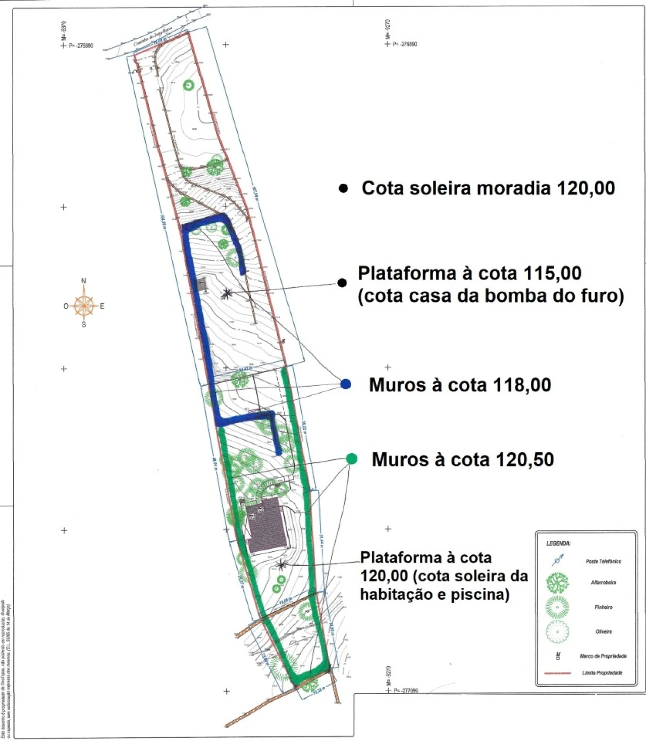 Moradia T2 para Venda em Paderne Planta 2
