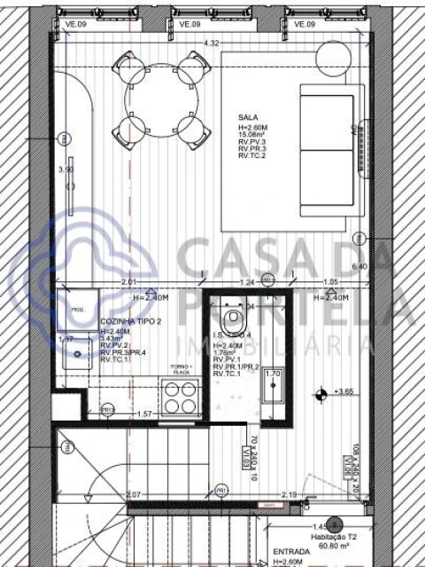 Apartamento T2 para Venda em Cedofeita, Santo Ildefonso, Sé, Miragaia, São Nicolau e Vitória