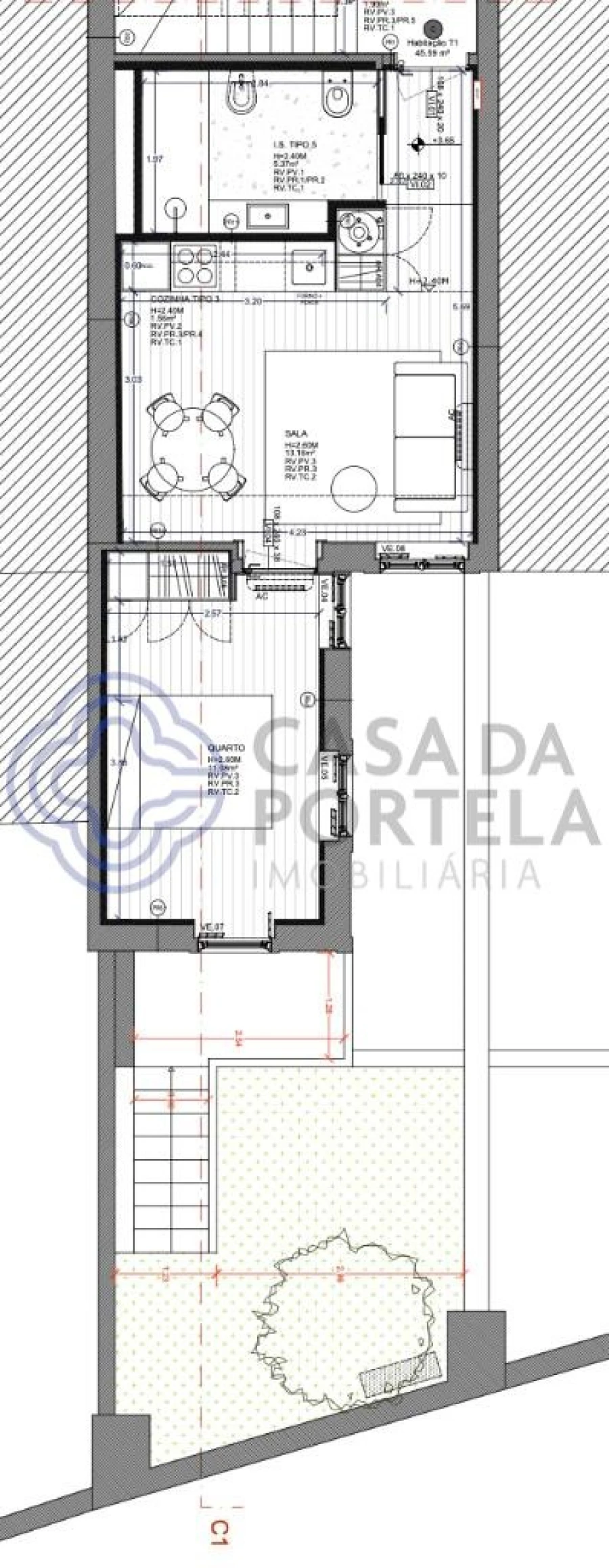 Apartamento T1 para Venda em Cedofeita, Santo Ildefonso, Sé, Miragaia, São Nicolau e Vitória Foto 18