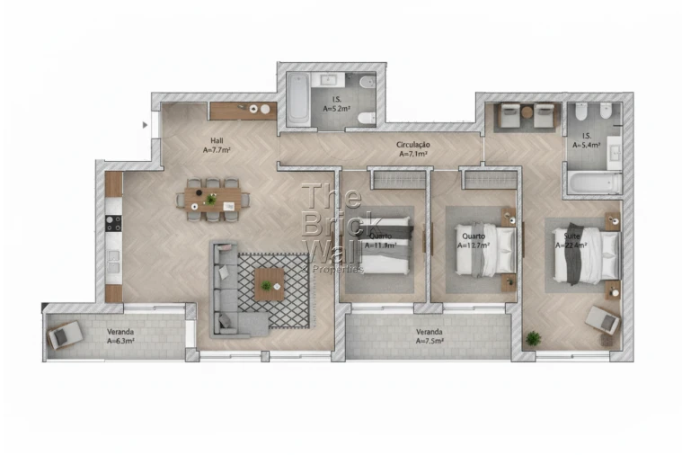 Apartamento T3 para Venda em Alverca do Ribatejo e Sobralinho Foto 49