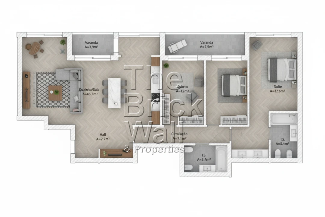 Apartamento T3 para Venda em Alverca do Ribatejo e Sobralinho Foto 49