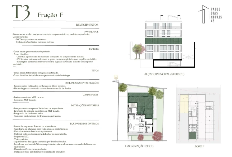 Apartamento T3 para Venda em Lordelo do Ouro e Massarelos Planta 2