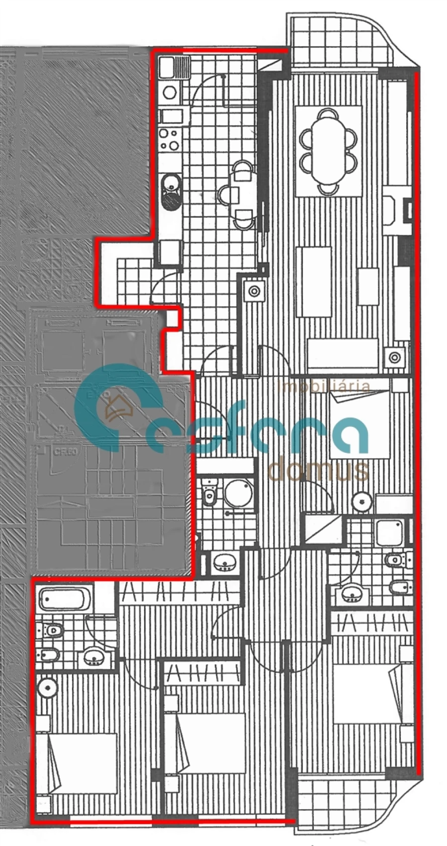 Apartamento T4 para Venda em Mafamude e Vilar do Paraíso Foto 20