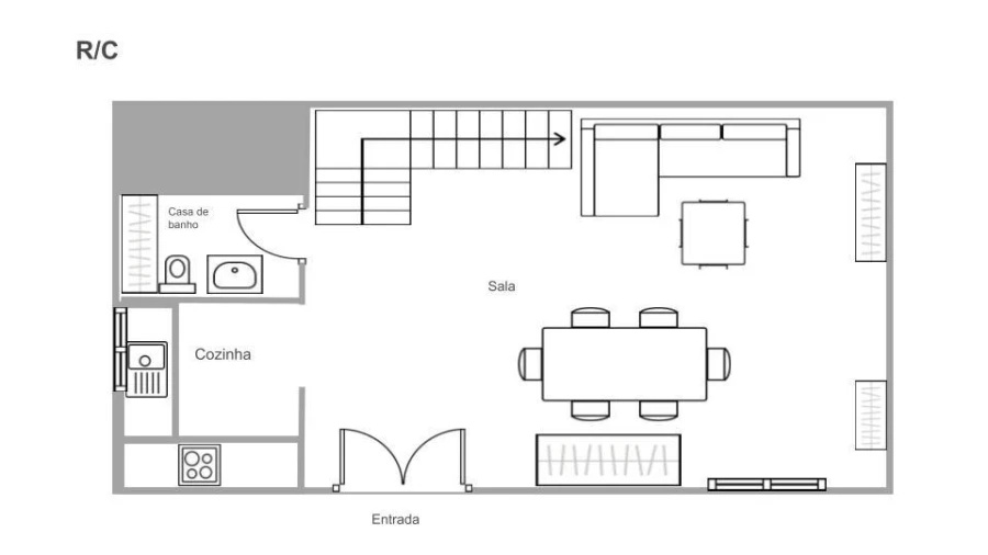 Moradia T3 para Venda em Friestas Foto 39