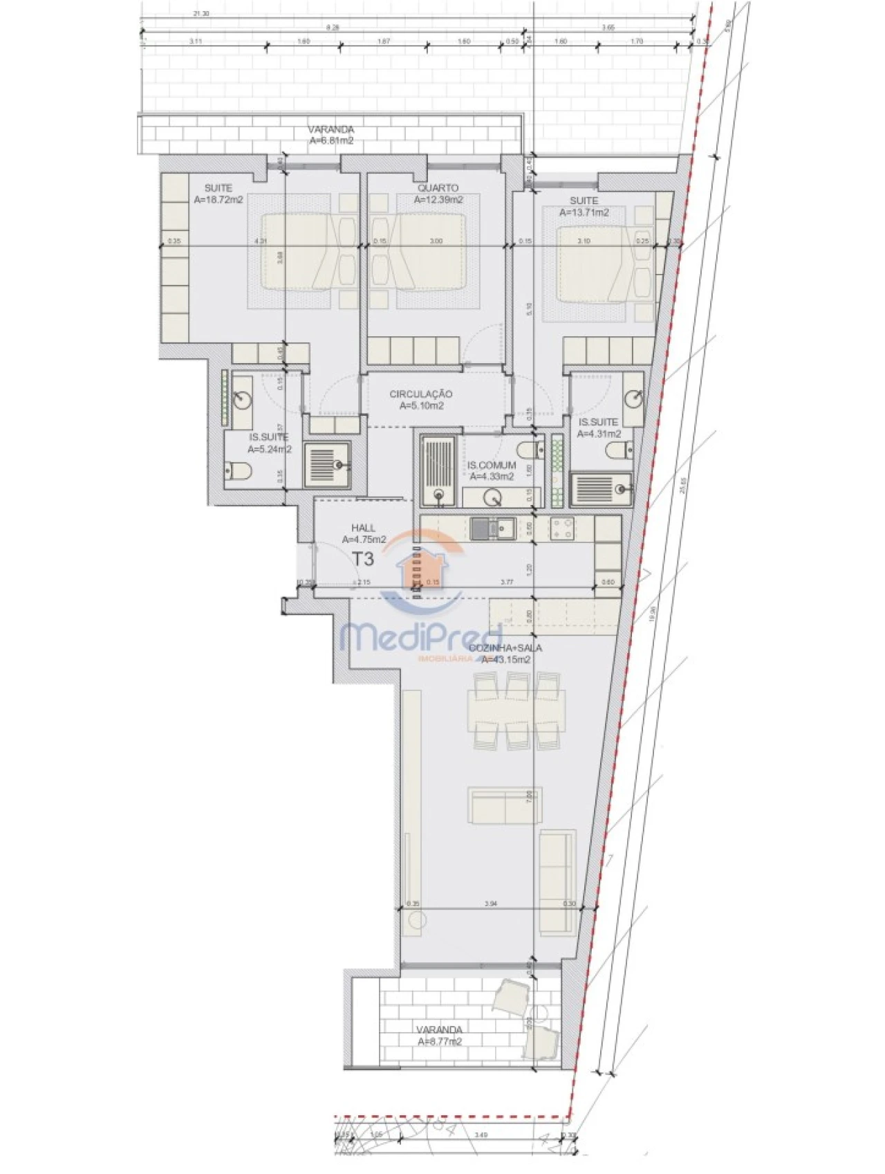 Apartamento T3 para Venda em Loures Foto 32