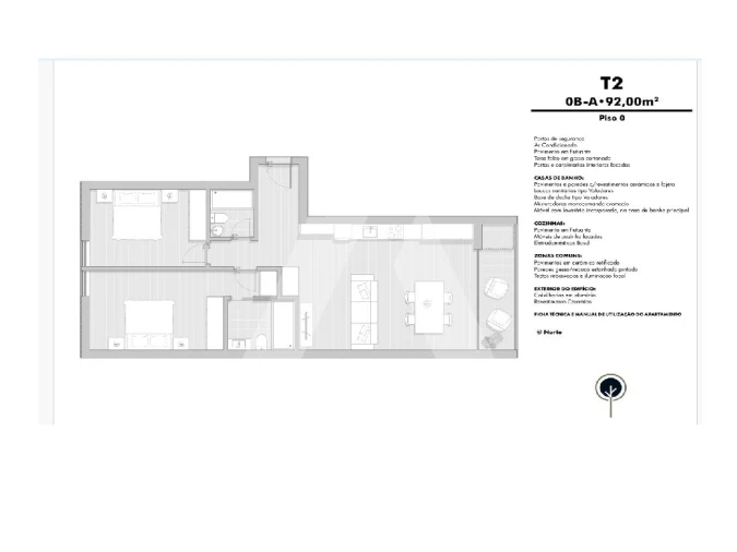 Apartamento T2 para Venda em Gafanha da Boa Hora Foto 13