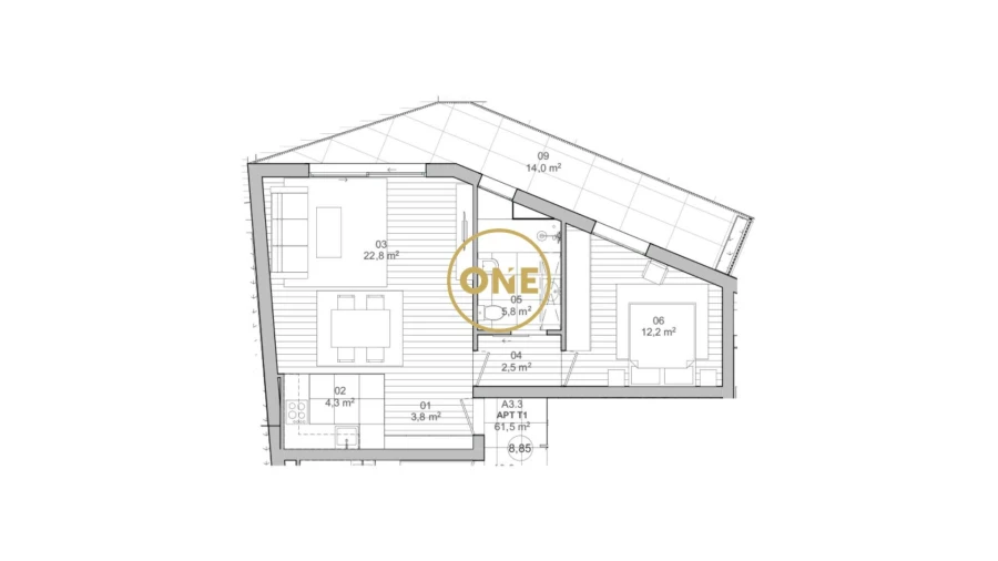 Apartamento T1 para Venda em Matosinhos e Leça da Palmeira Foto 7