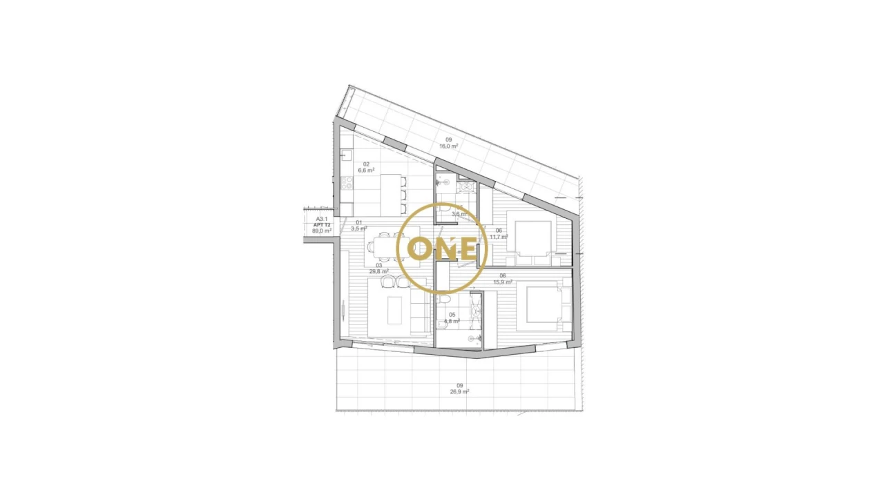 Apartamento T2 para Venda em Matosinhos e Leça da Palmeira Foto 8