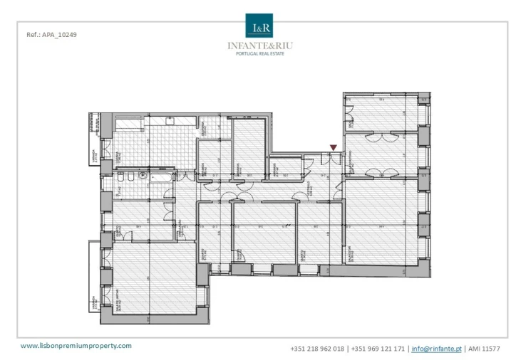 Apartamento T4 para Venda em Alcantara Planta 1
