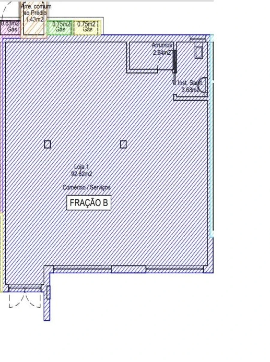 Loja para Venda em Carvoeira Planta 1