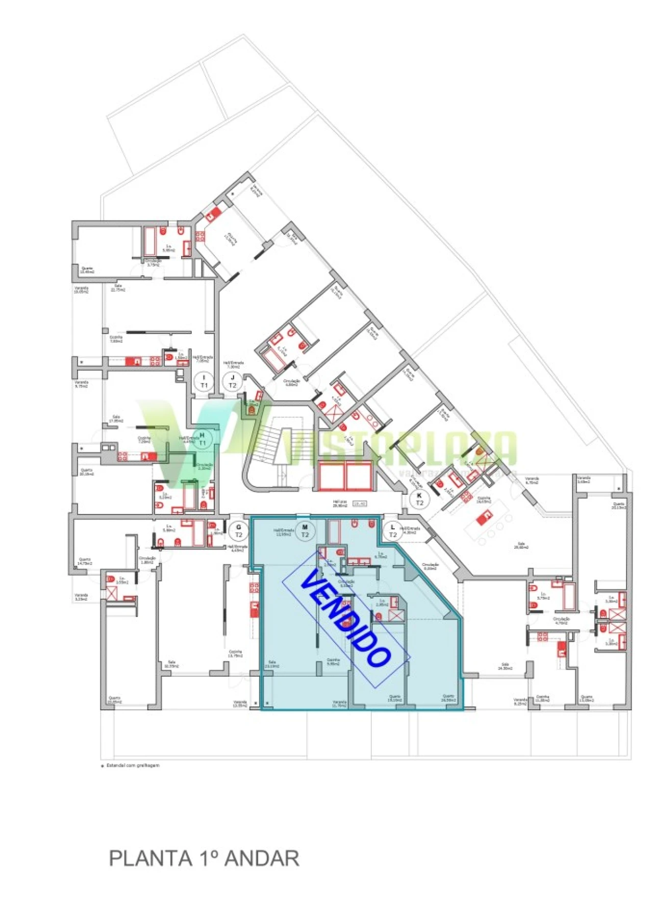 Apartamento T2 para Venda em Portimão Foto 60