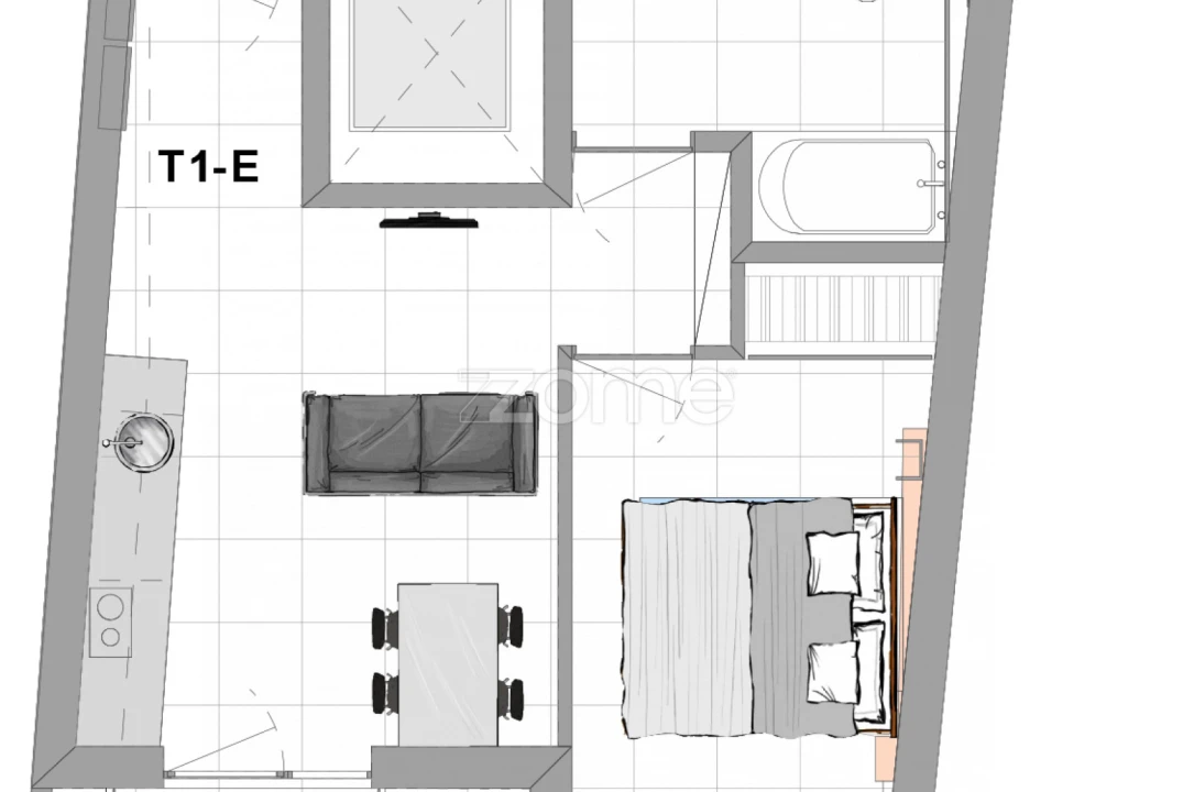 Apartamento T1 para Venda em Cantanhede e Pocariça Foto 14